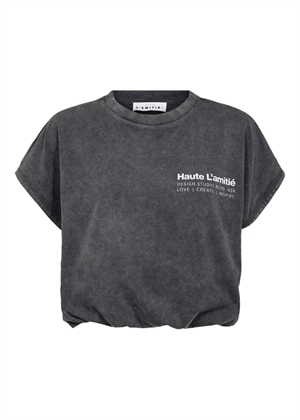 Noma acid ns balloon tee Black Acid Wash HAUTE L'AMITIÈ